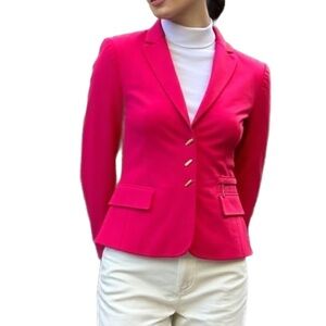 Sandra Angelozzi Fitted Blazer in Hot Pink Size EU 32